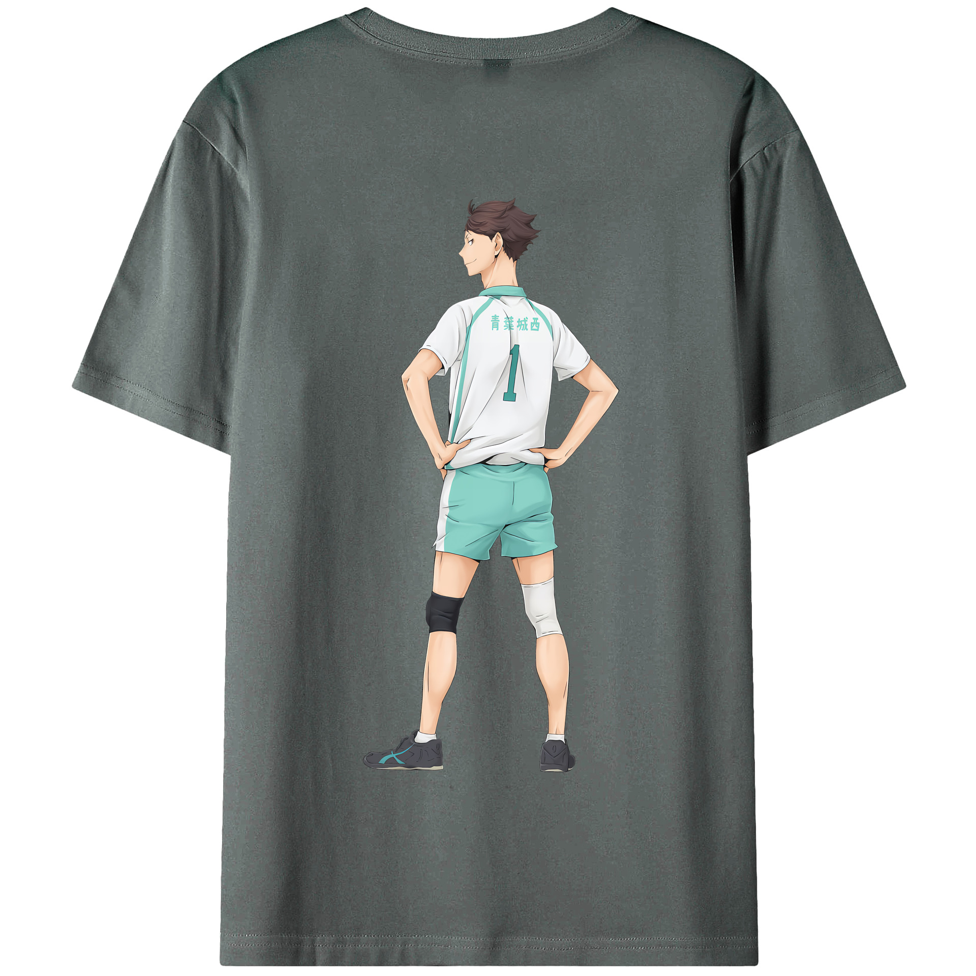 （画像用） ハイキュー!! Haikyu!! 綿100％半袖Tシャツ（背面プリント）